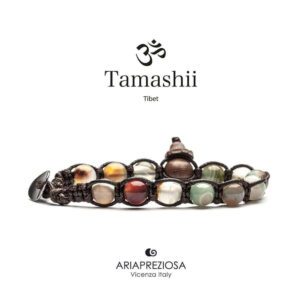 Tamashii Bracelets Green Persia Sriata Agate Bhs900-161 Bracciali 4