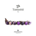Tamashii Bracelets Purple Striated Agate Bhs900-85 Bracciali 6