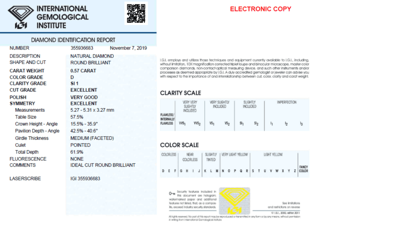 Taglio Brillante Igi Diamond Certified 355936683 Diamonds DIAMANTI 2