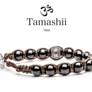 Prayer Wheel Bracelets Onyx Bracelet Bhs1100-01 Tamashii Bracciali ruota della preghiera