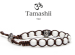 Prayer Wheel Bracelets White Agate Bracelet Bhs1100-14 Tamashii Bracciali ruota della preghiera 5