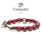 Prayer Wheel Bracelets Red Agate Bracelet Bhs1100-34 Tamashii Bracciali ruota della preghiera 5