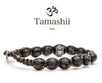 Prayer Wheel Bracelets Black Lava Bracelet Bhs1100-98 Tamashii Bracciali ruota della preghiera 5