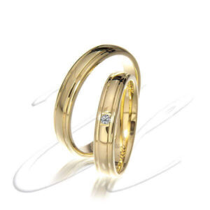 Unica Gold Classic Yellow Mf114 Wedding Ring FEDI