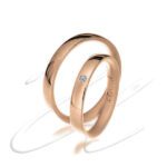 Unica Gold Classic Pink Mf119 Wedding Ring FEDI 4