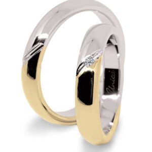 Unica Traditional Wedding Rings Mf35 2