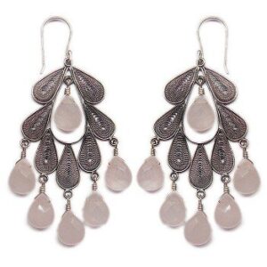 Filigree Leaf Earrings E1218 Yvone Christa Earrings