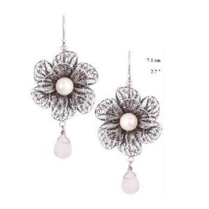 Filigree Hang Flower Earrings Ec1044 Yvone Christa