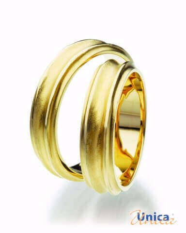 Wedding Rings In Yellow Gold With Diamond Nic0024 Unique Matrimoniali 3