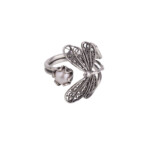Retrochic Butterfly Rings W. Pearl R5360p Yvone Christa Rings 5