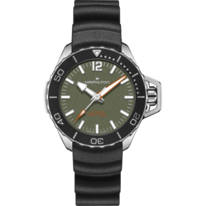 Hamilton watch Frogman Auto H77455360 Khaki Navy