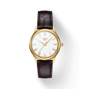 Tissot Goldrun Sapphire 18K Gold T9224101602100 T-Gold 7