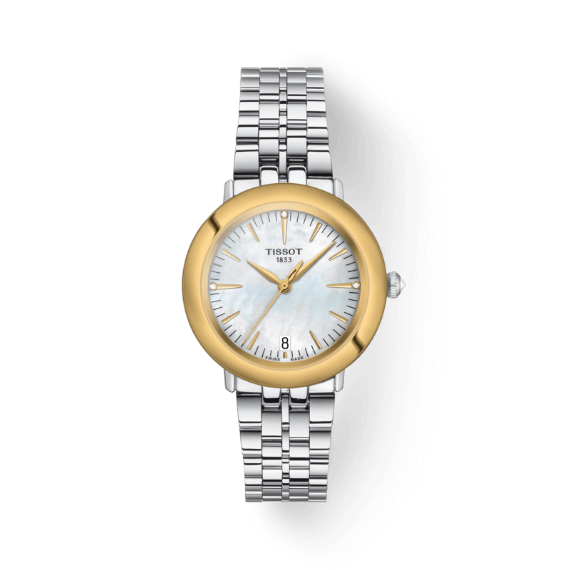 Tissot Glendora 18K Gold bezel T9292104111601 T-Gold 2