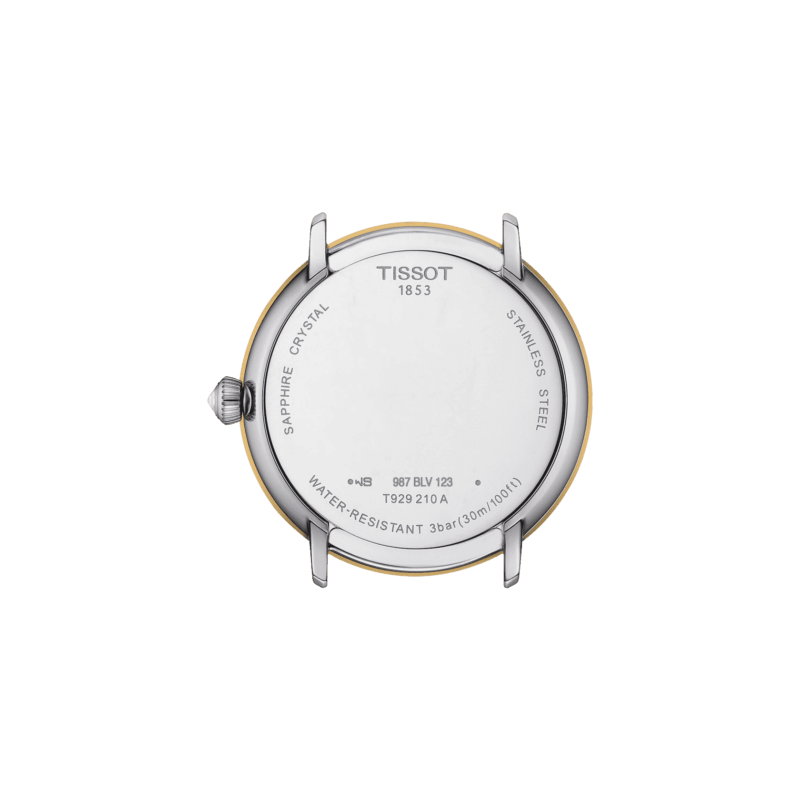 Tissot Glendora 18K Gold bezel T9292104606600 T-Gold 4