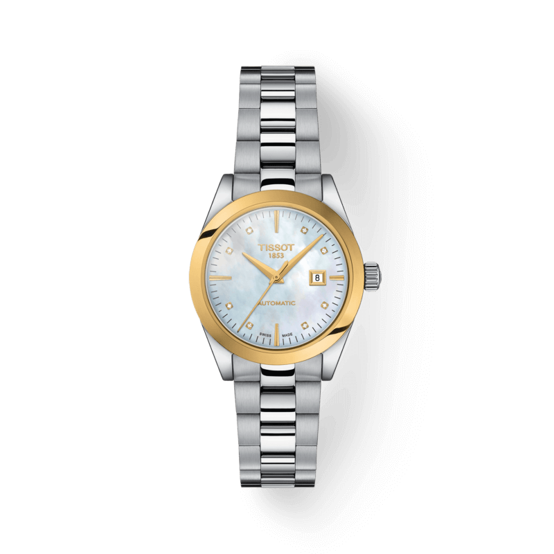 Tissot T-My Lady Automatic 18K Gold bezel T9300074111600 T-Gold 2