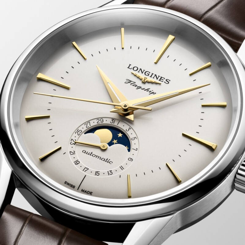 FLAGSHIP HERITAGE MOONPHASE L4.815.4.78.2 LONGINES 7