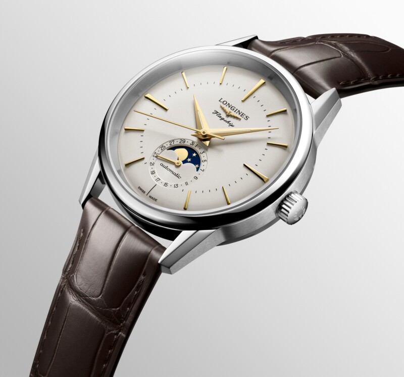 FLAGSHIP HERITAGE MOONPHASE L4.815.4.78.2 LONGINES 3