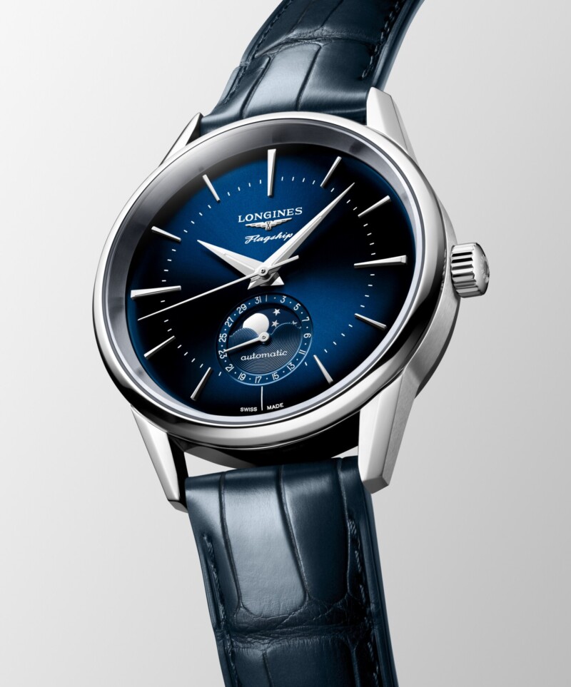 FLAGSHIP HERITAGE MOONPHASE L4.815.4.92.2 LONGINES 7