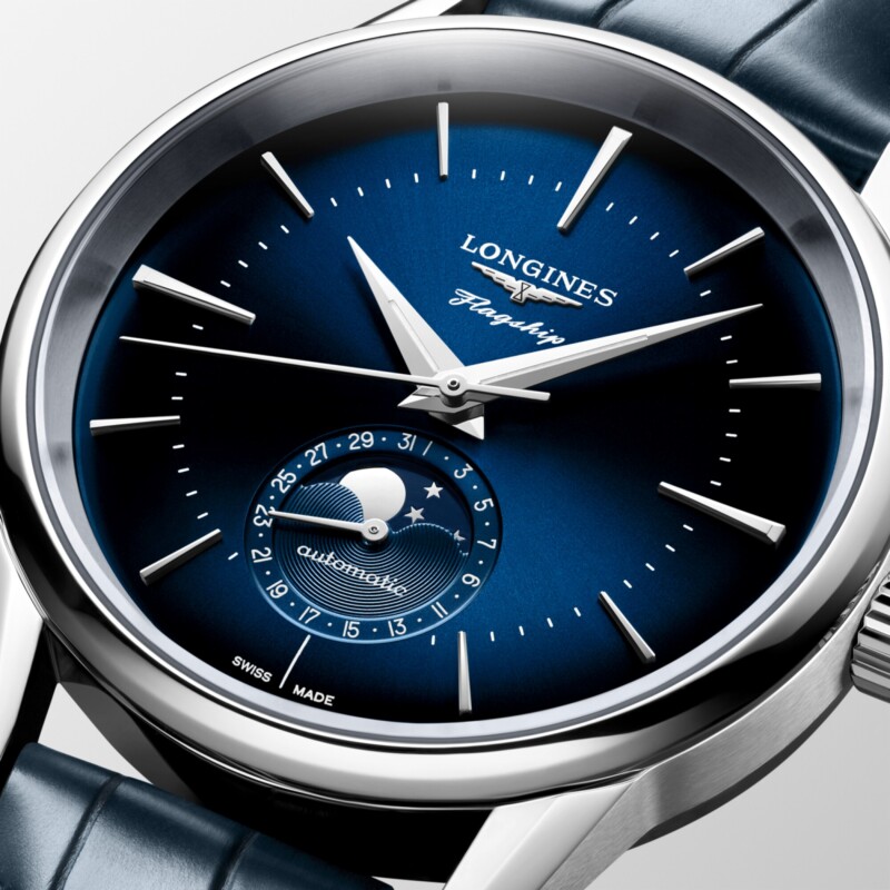 FLAGSHIP HERITAGE MOONPHASE L4.815.4.92.2 LONGINES 8