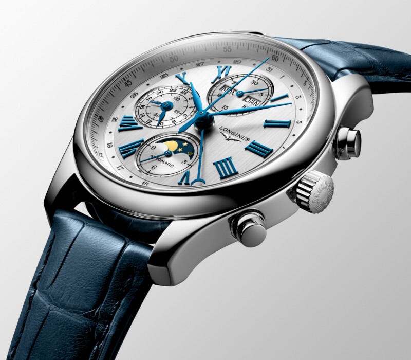LONGINES MASTER COLLECTION CHRONO MOONPHASE L2.773.4.71.2 LONGINES 3