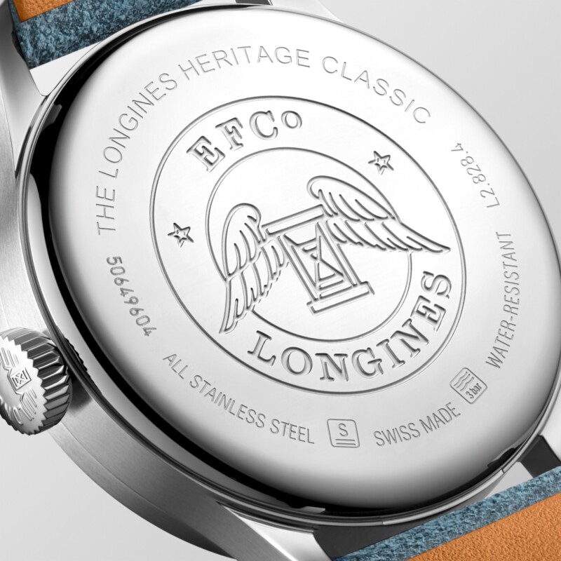 THE LONGINES HERITAGE CLASSIC SECTOR DIAL L2.828.4.73.2 LONGINES 7