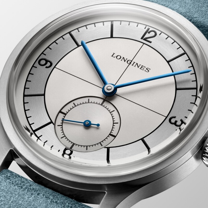 THE LONGINES HERITAGE CLASSIC SECTOR DIAL L2.828.4.73.2 LONGINES 9