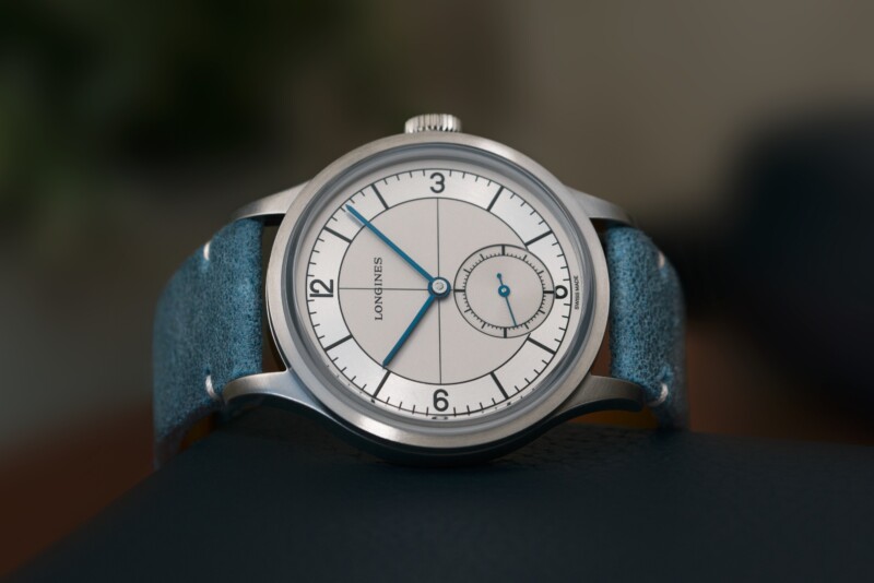 THE LONGINES HERITAGE CLASSIC SECTOR DIAL L2.828.4.73.2 LONGINES 10