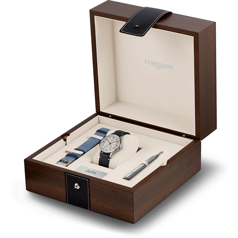 THE LONGINES HERITAGE CLASSIC SECTOR DIAL L2.828.4.73.0 LONGINES 2