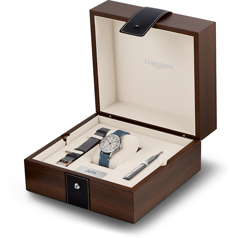THE LONGINES HERITAGE CLASSIC SECTOR DIAL L2.828.4.73.2 LONGINES 2