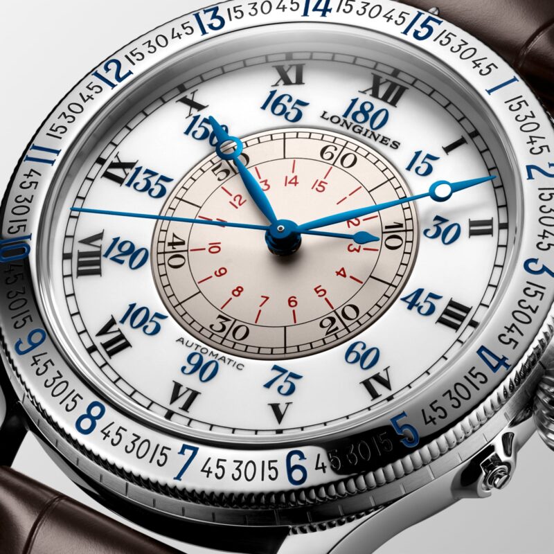 LINDBERGH HOUR ANGLE WATCH L2.678.4.11.0 LONGINES 8