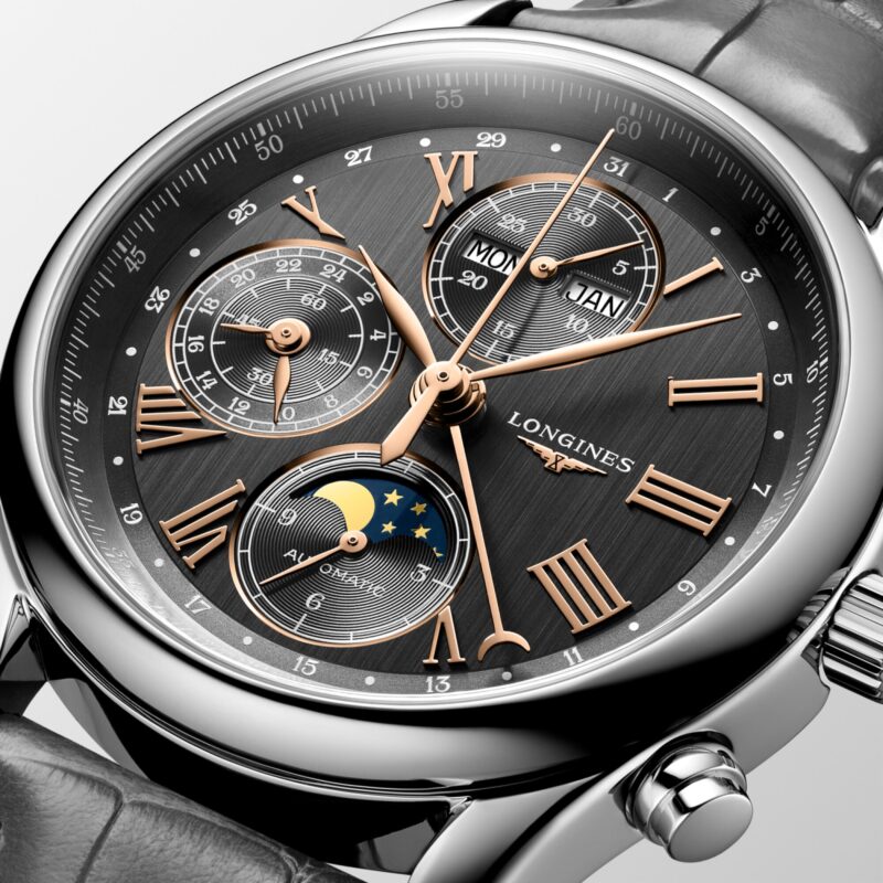 LONGINES MASTER COLLECTION CHRONO MOONPHASE L2.673.4.61.2 LONGINES 8
