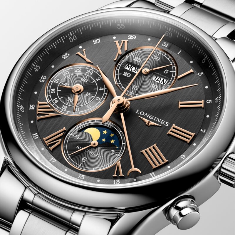 LONGINES MASTER COLLECTION CHRONO MOONPHASE L2.673.4.61.6 LONGINES 8