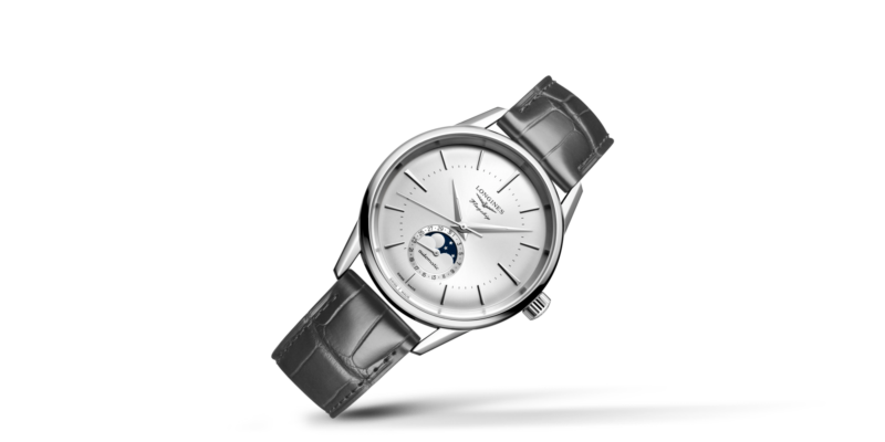 FLAGSHIP HERITAGE MOONPHASE L4.815.4.72.2 LONGINES 9