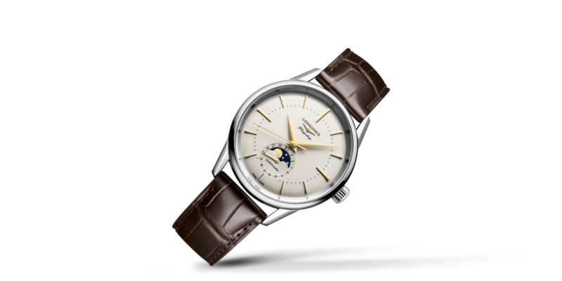 FLAGSHIP HERITAGE MOONPHASE L4.815.4.78.2 LONGINES 9