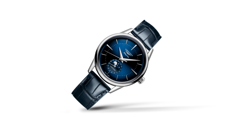 FLAGSHIP HERITAGE MOONPHASE L4.815.4.92.2 LONGINES 10