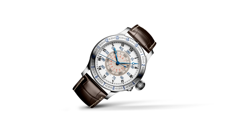 LINDBERGH HOUR ANGLE WATCH L2.678.4.11.0 LONGINES 9