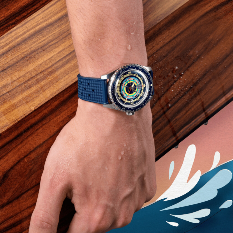 Ocean Star Decompression Worldtimer MIDO 8