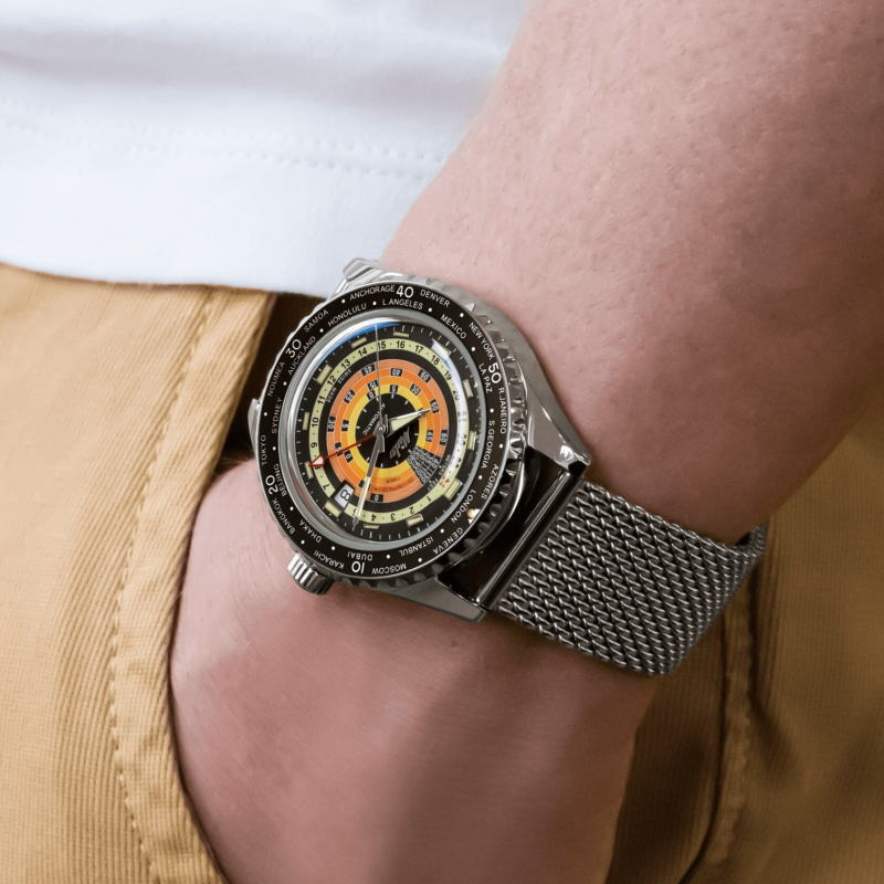 Ocean Star Decompression Worldtimer MIDO 9