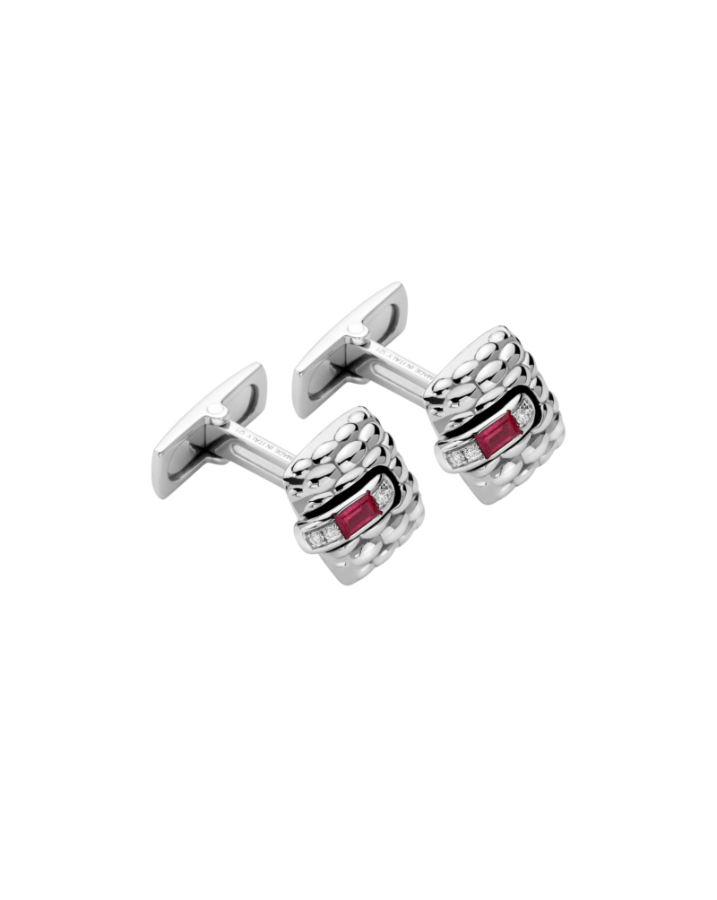 Fope Gold cufflinks with ruby ​​- 00802GX_B4 – FOPE FOPE 2