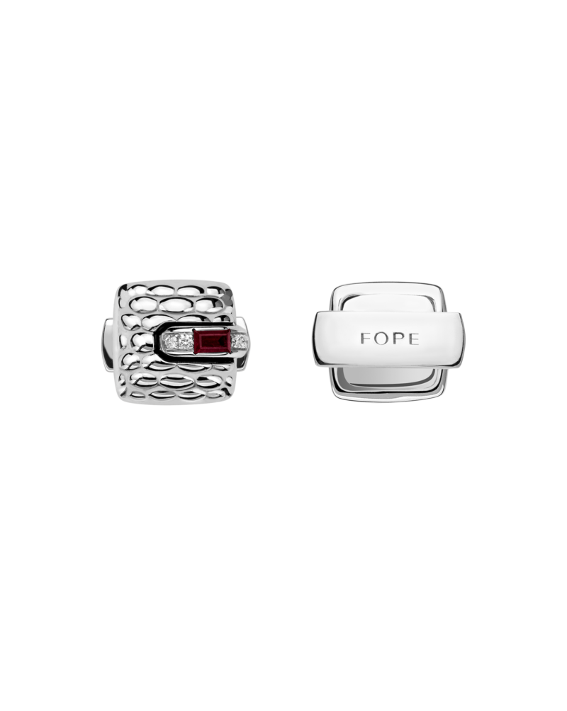 Fope Gold cufflinks with ruby ​​- 00802GX_B4 – FOPE FOPE 5