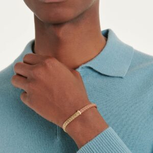 Fope Flex’it bracelet with two-tone mesh – 01M02B2_BB – FOPE