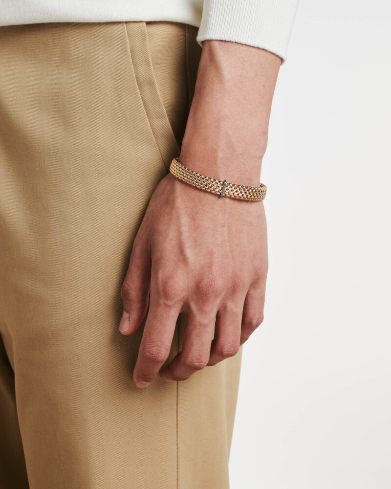Fope Flex’it bracelet with black diamond – 58604BX_BN – FOPE FOPE 2