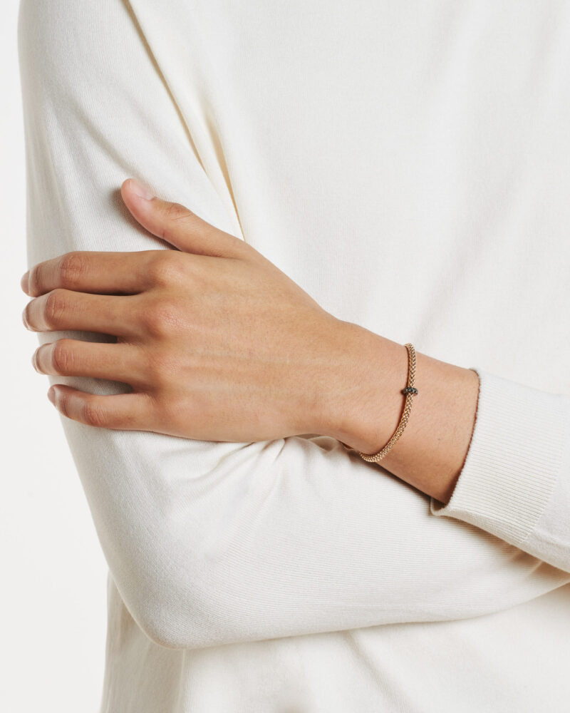 Fope Flex’it bracelet with black brilliant – 74508BX_BN – FOPE FOPE 2