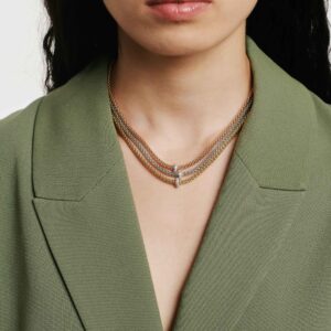 Fope Choker necklace with diamonds – 74508CX_BB – FOPE