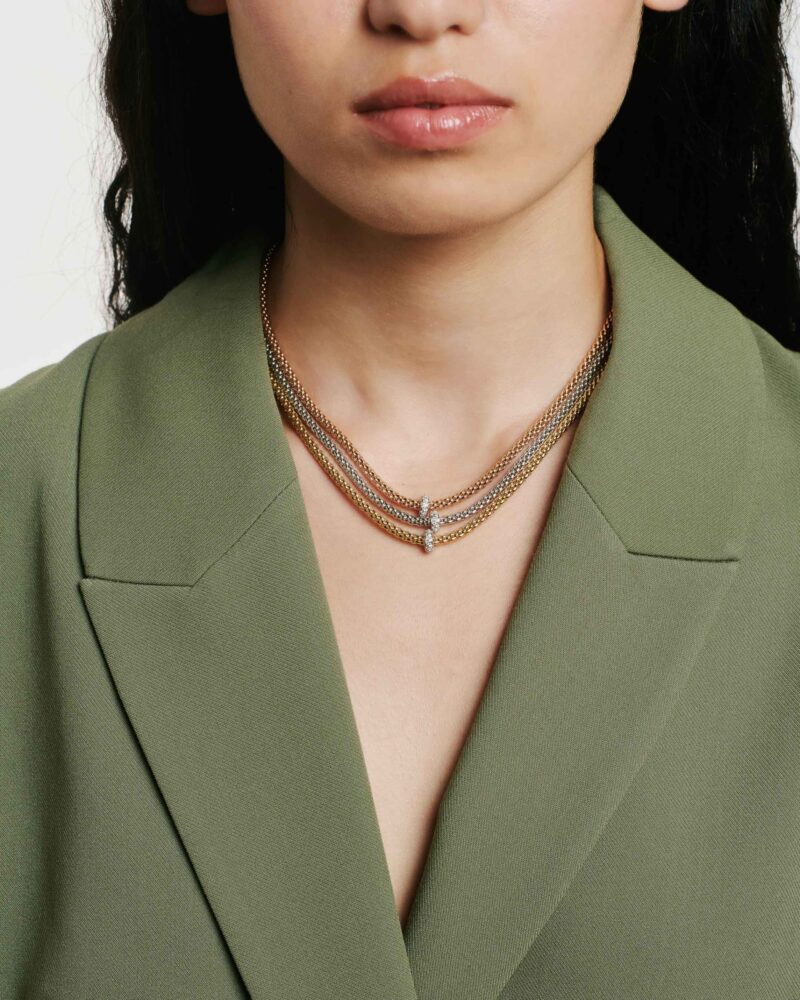 Fope Choker necklace with diamonds – 74508CX_BB – FOPE FOPE 2