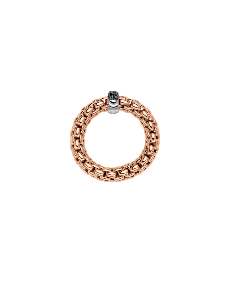 Fope Flex’it ring with black diamonds – 55902AX_BN – FOPE FOPE 4