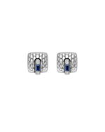 Fope Gold stud earrings with sapphire – 58302OX_B2 – FOPE FOPE 7
