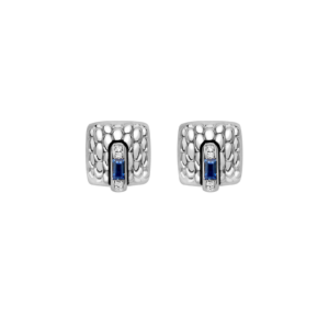 Fope Gold stud earrings with sapphire – 58302OX_B2 – FOPE