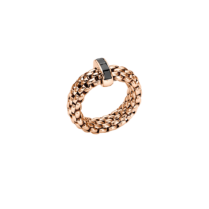 Fope Flex’it ring with black diamonds – 58402AX_BN – FOPE