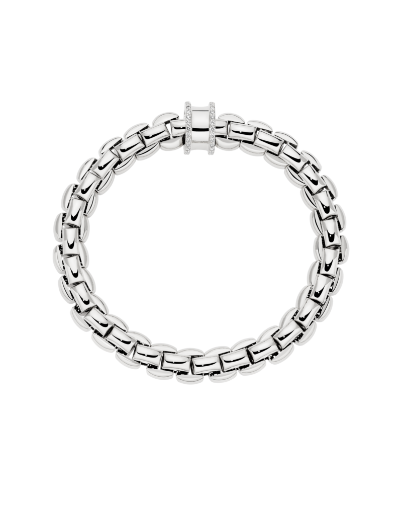 Fope Flex’it bracelet with pavé diamonds – 60811BX_BB – FOPE EKA 4